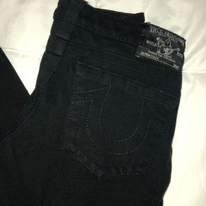 ✨True Religion Black Knit Skinny - Size 27
